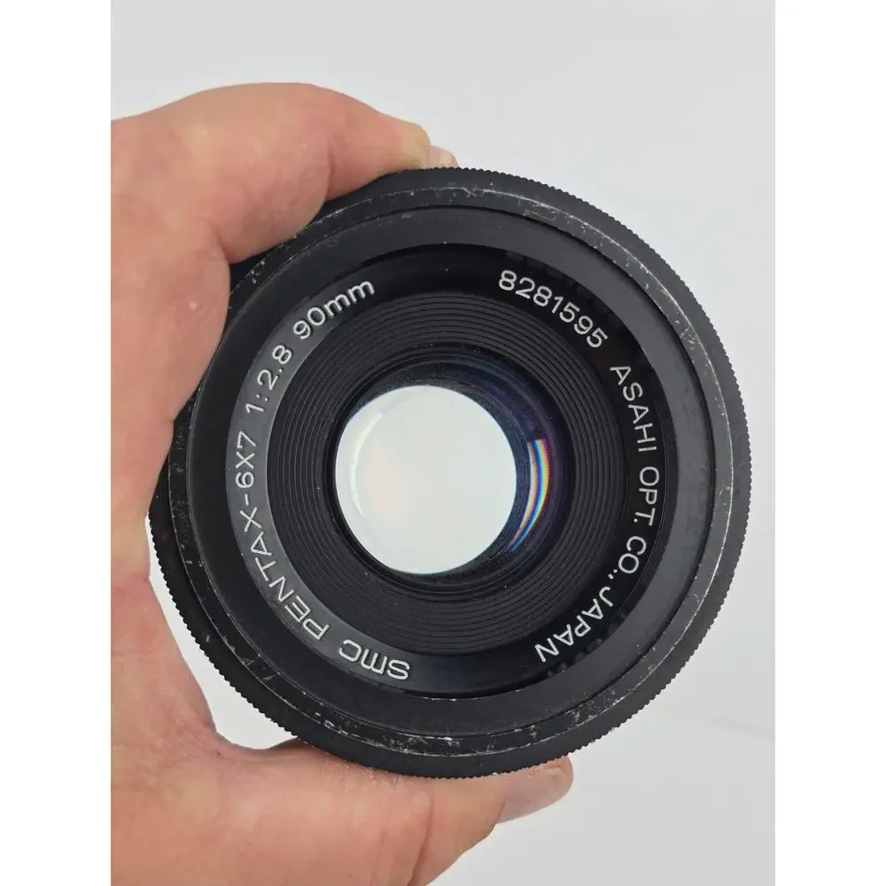Asahi SMC Pentax 6x7 1:2.8 90mm Camera Lens In Fair condition -no caps